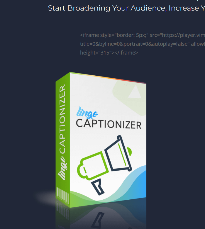 Lingo Captionizer